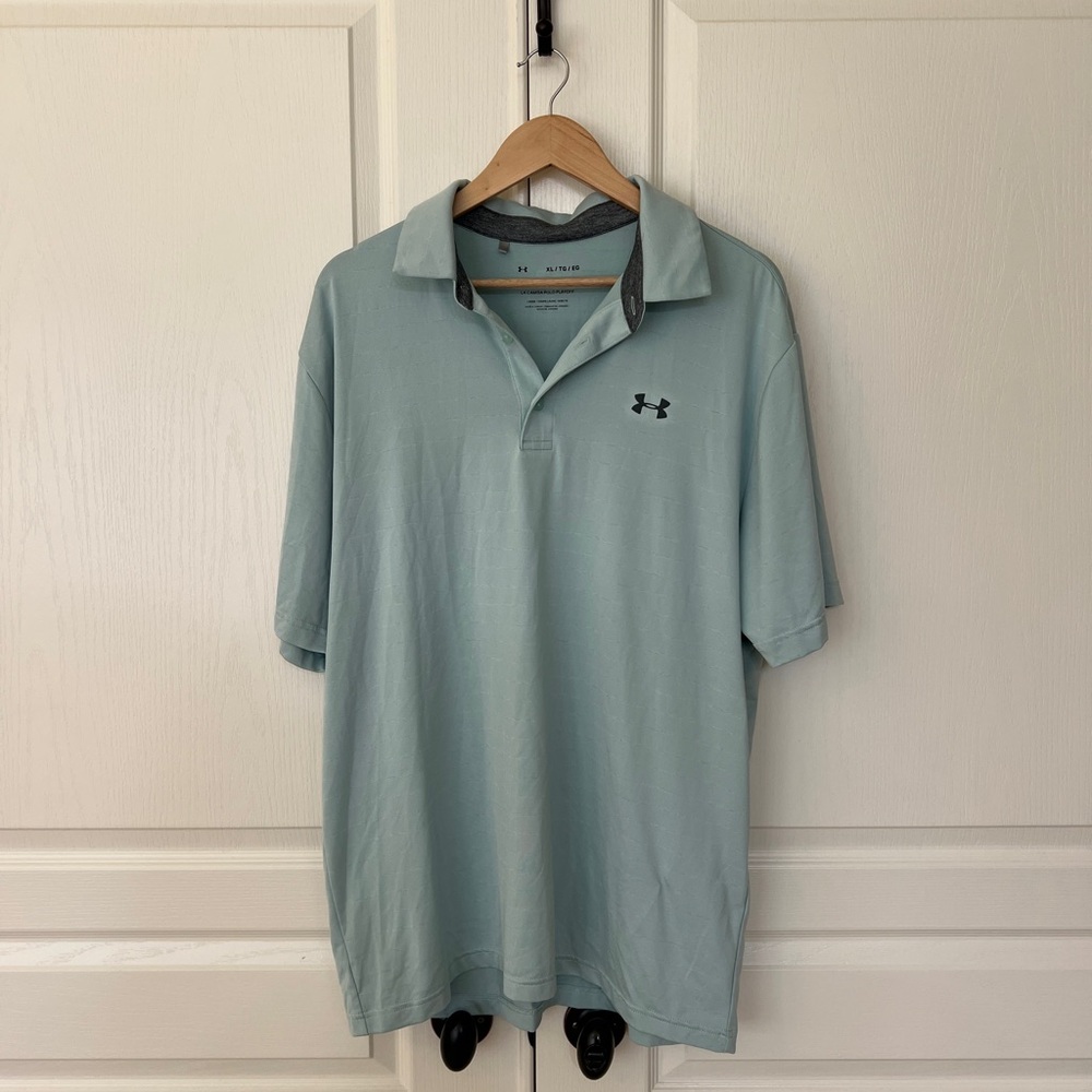 Under Armour Men's Sky Blue Polo Shirt
